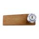 2 Pieces Blue Flower Crackle Ceramic Wooden Door Stopper
